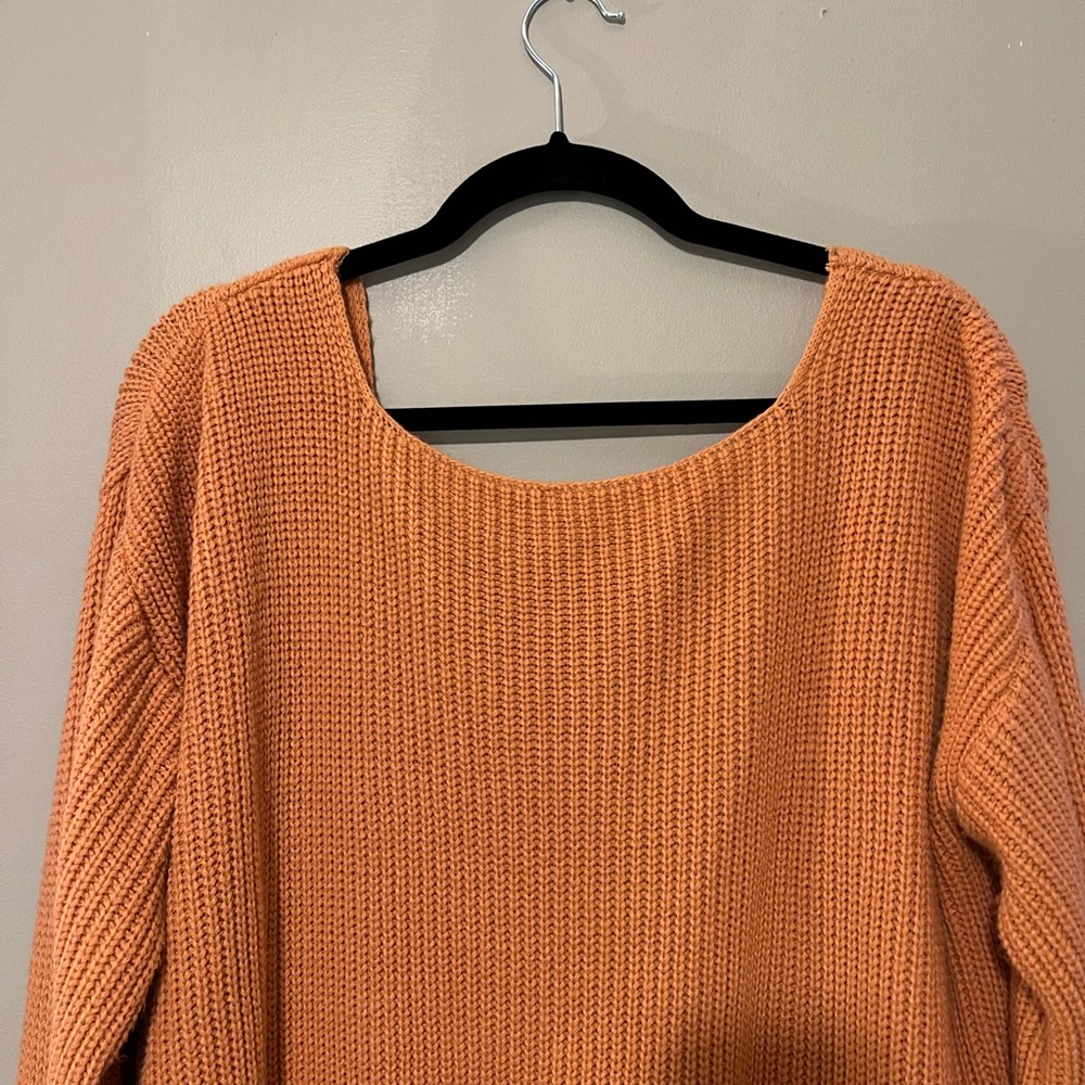 Boohoo Backless Sweater Size 12/14 - Picture 2 of 8